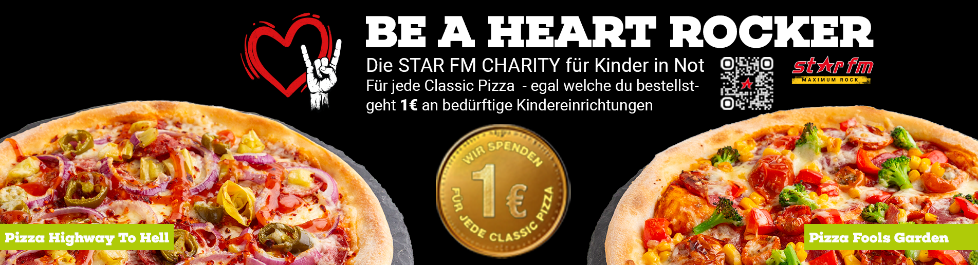 World of Pizza Charity für Kinder in Not