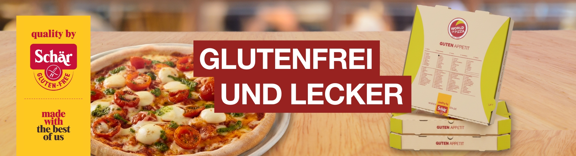 Unsere Glutenfreien Pizzen